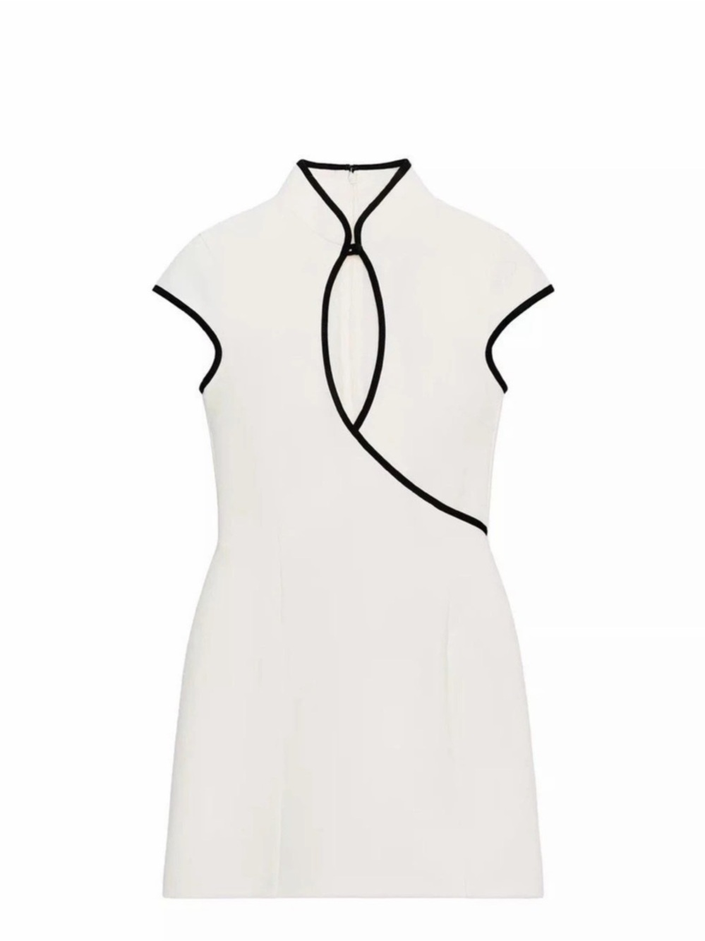 ZARA Contrast Piping Mini Dress Size Small